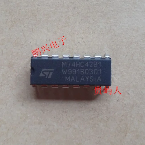 

Free shipping M74HC42B1 IC DIP-16 10PCS