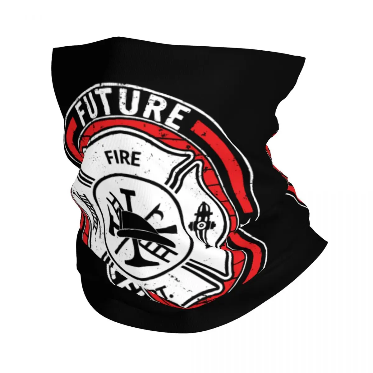 Fire Rescue Firefighter Fireman Bandana Neck Gaiter Balaclavas Mask Scarf Multi-use Headband Fishing for Men Women Adult