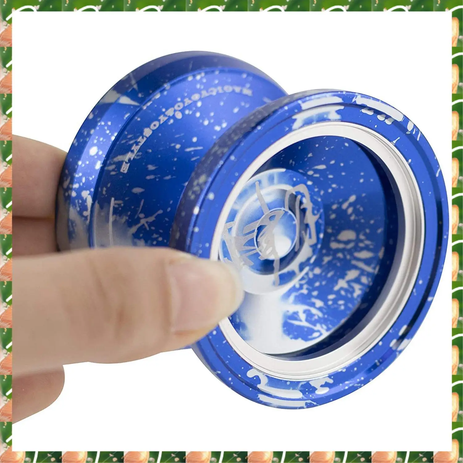 

JAJA MAGICYOYO M002 Профессиональное йойо с Т-образным подшипником из нержавеющей стали, металлическое кольцо, неотзывчивое йо-йо с перчатками, кобурой, йо-йо Str