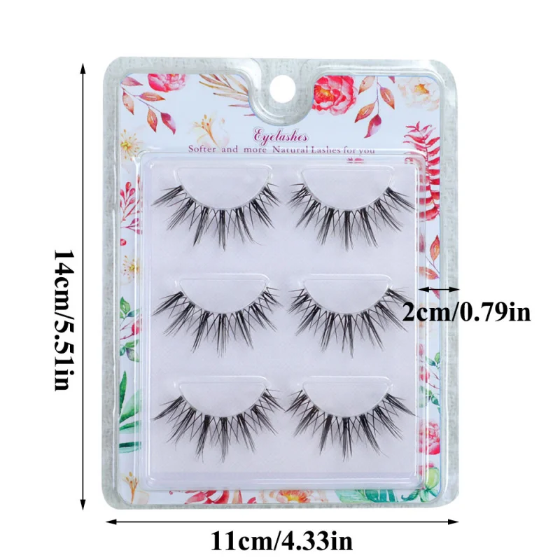 캣아이 속눈썹 투명 밴드 속눈썹 코스프레 속눈썹 클러스터 내추럴 속눈썹 연장 메이크업 버건디 인조 속눈썹