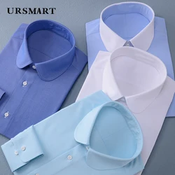 custom men's shirt Eton collar slim-fit business gentleman suit mens formal shirts