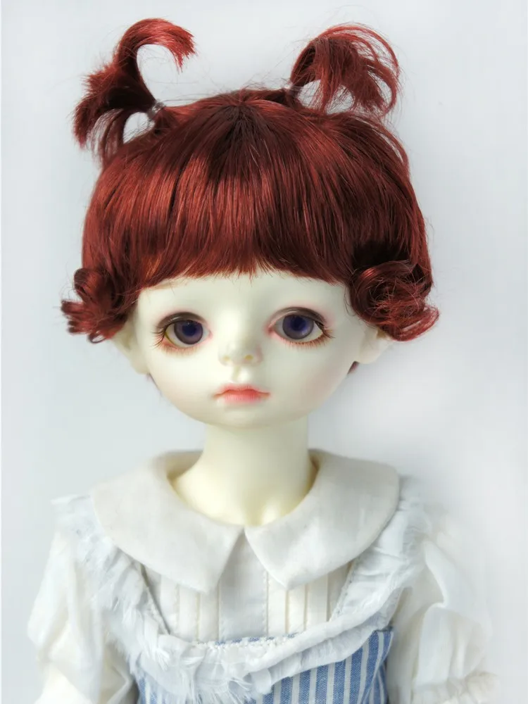 JD459B 1/6 1/4 1/3 Fashionable Short BJD Wigs for YOSD MSD SD Synthetic Mohair Wig in Size 6-7inch 7-8inch 8-9 inch Doll Hair