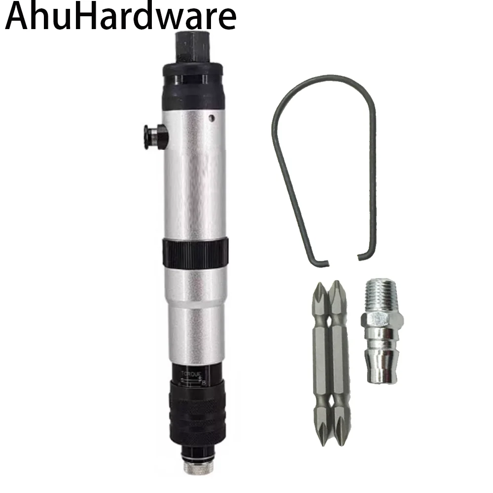 AhuHardware Automatic Clutch Type Pneumatic Screwdriver Preset Torque 2-4mm Air Screw Driver 1000RPM Adjustable Air Screwdriver