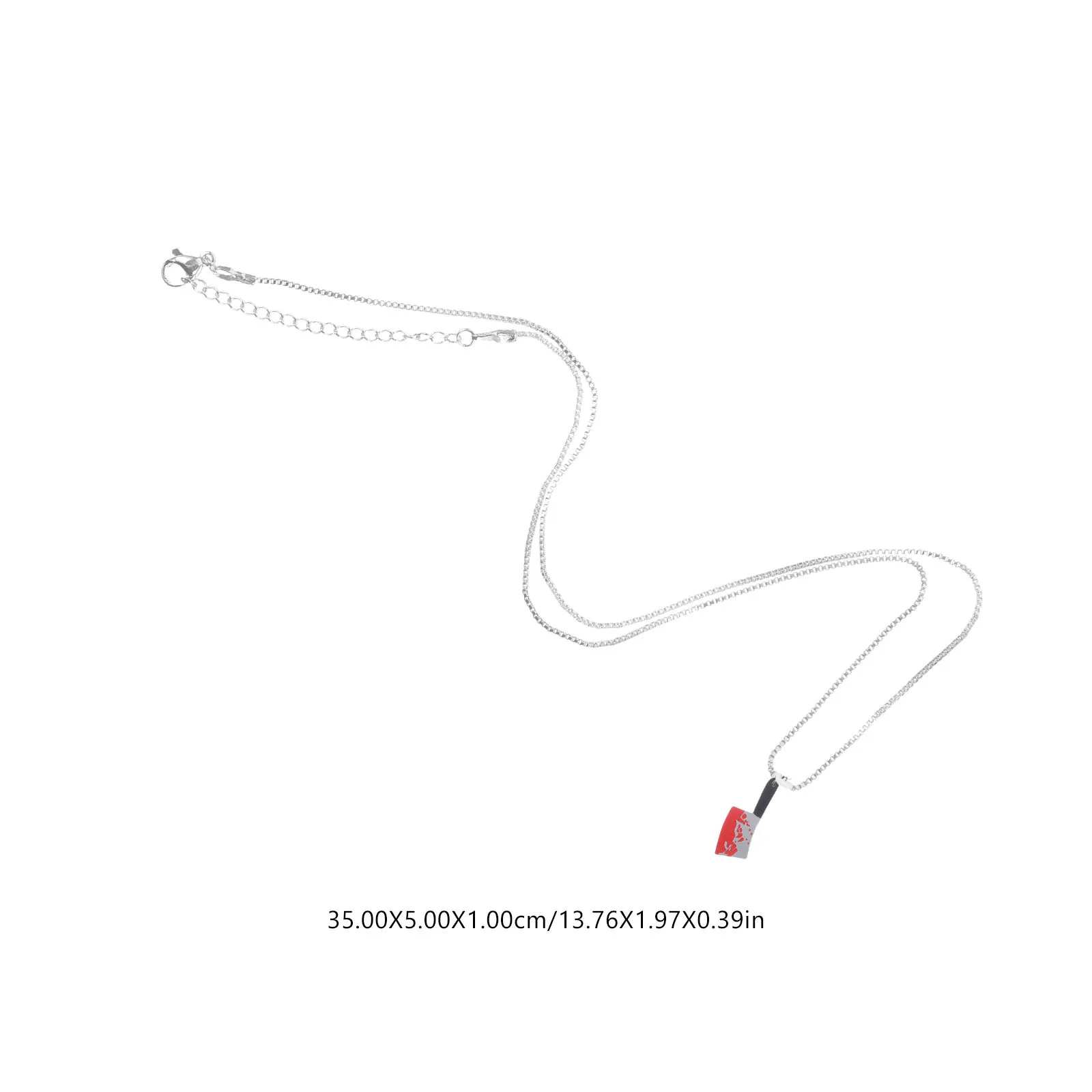 الدموي القاطع قلادة سبيكة الرجال قلادة قلادة أنيقة القوطية كول الشرير ملحق هدية عيد ميلاد سلسلة سترة الهالوين