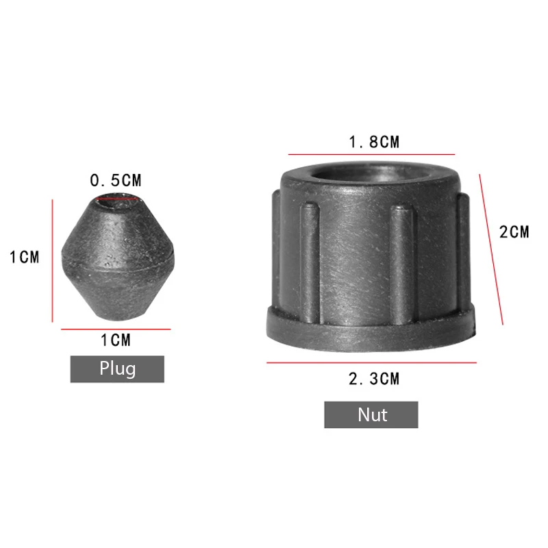 10 szt. Opryskiwacz rolniczy fajka wodna nakrętka złącze rury natryskowa korek do rur fajka wodna wewnętrznego połączenia 18mm