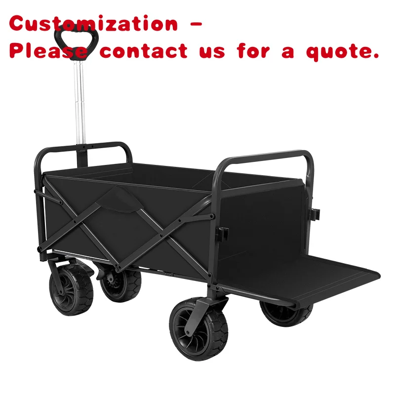

custom.Heavy-Duty Outdoor Cart and Folding Wagon Camping Outdoor Use Foldable Design and Stall Applications