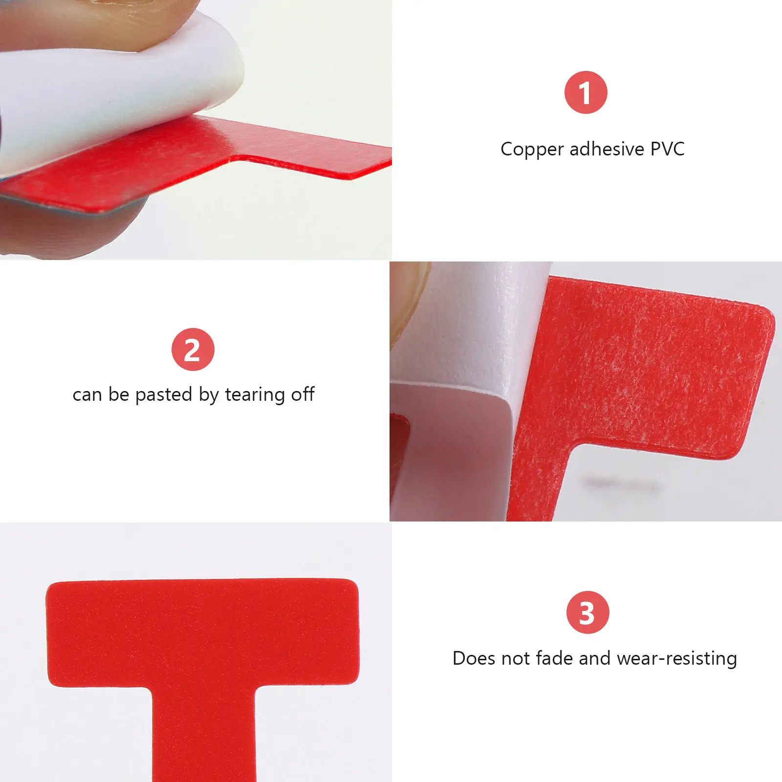 100Pcs Positioning Floor Stickers Social Distance Warning Sign Decals Peel Stick Removable Marking Stickers for Queues Entrances