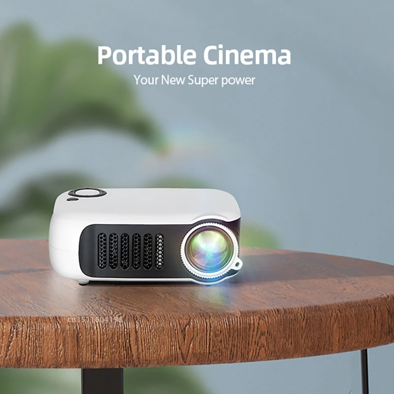 A2000 MINI Projector 3D LED Portable Projectors Home Cinema Theater Smart TV Children's Education Projector birthday gift