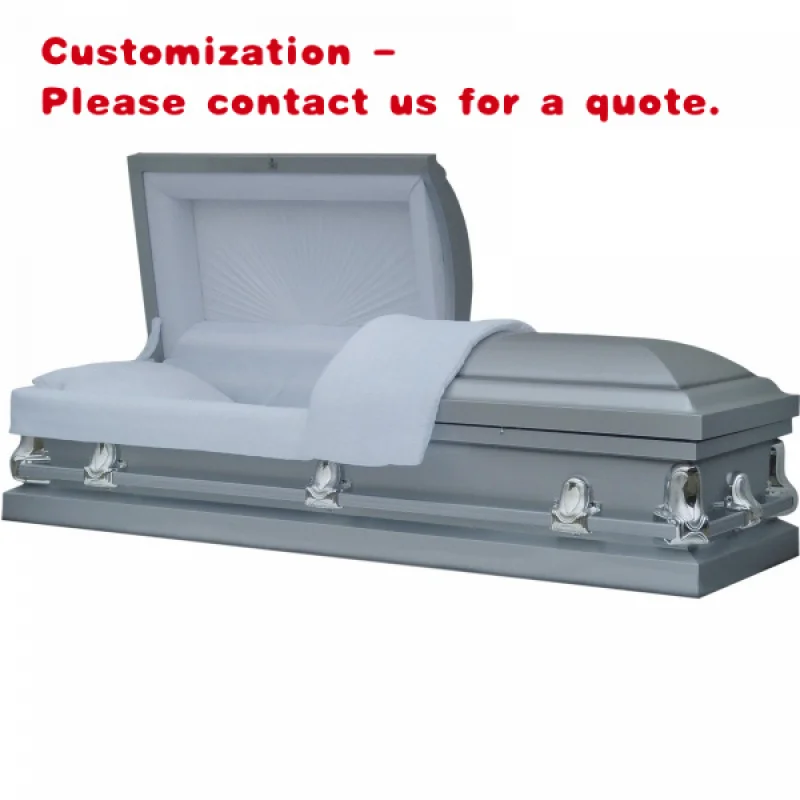 custom.MA01 Cheap Steel Casket Metal Material Funeral Casket