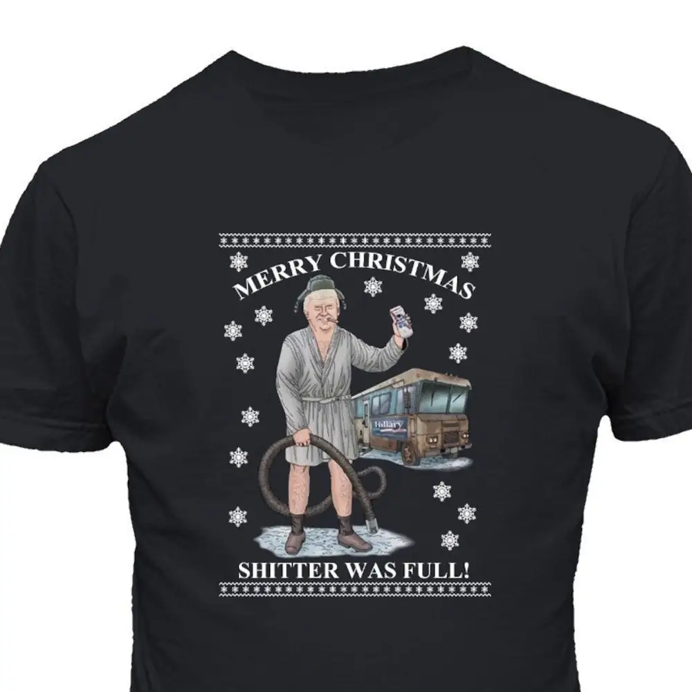 Trump Cousin Eddie hässlichen Weihnachts pullover klebriges T-Shirt