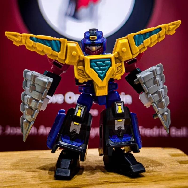 SEMBO BLOCK assembler bloc de construction Figure métal CARDBOT 2 bleu flic Mega Teuleokeo Mega Ambler jouet modèle ornement cadeau