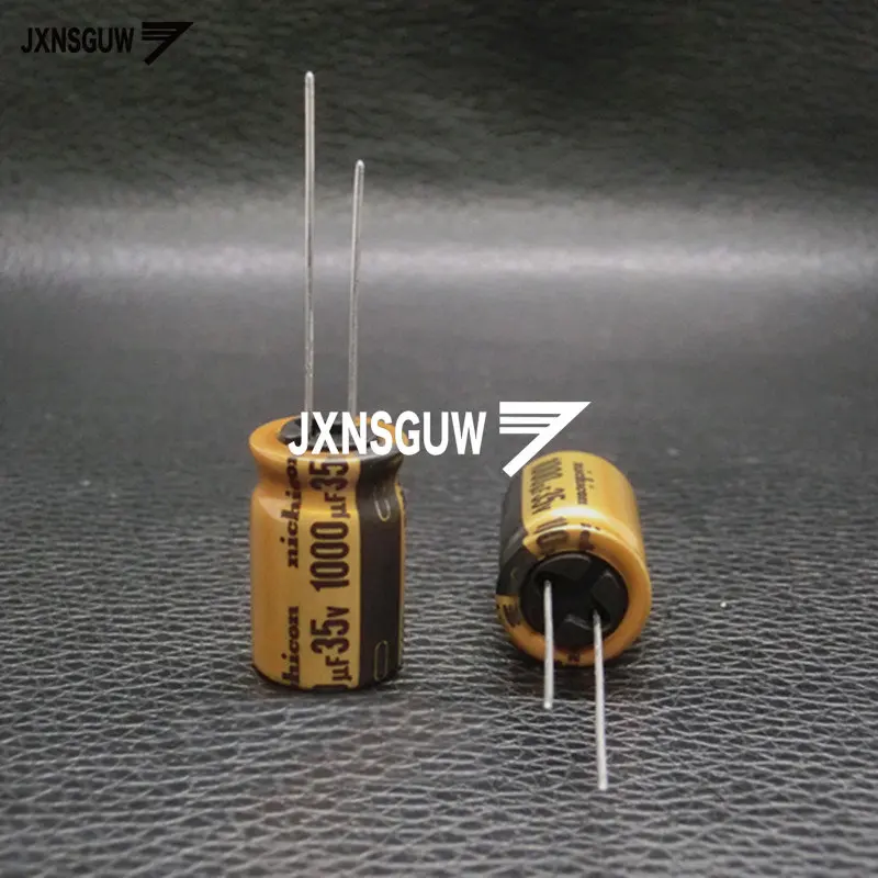 

10PCS NICHICON KM 35V1000UF 12.5X20MM P5MM 1000UF/35V Fever Audio Electrolytic Capacitor 85degrees 1000uF 35V