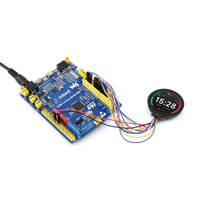 1.28-inch round LCD touch expansion board with touch function 240×240 pixels IPS panel