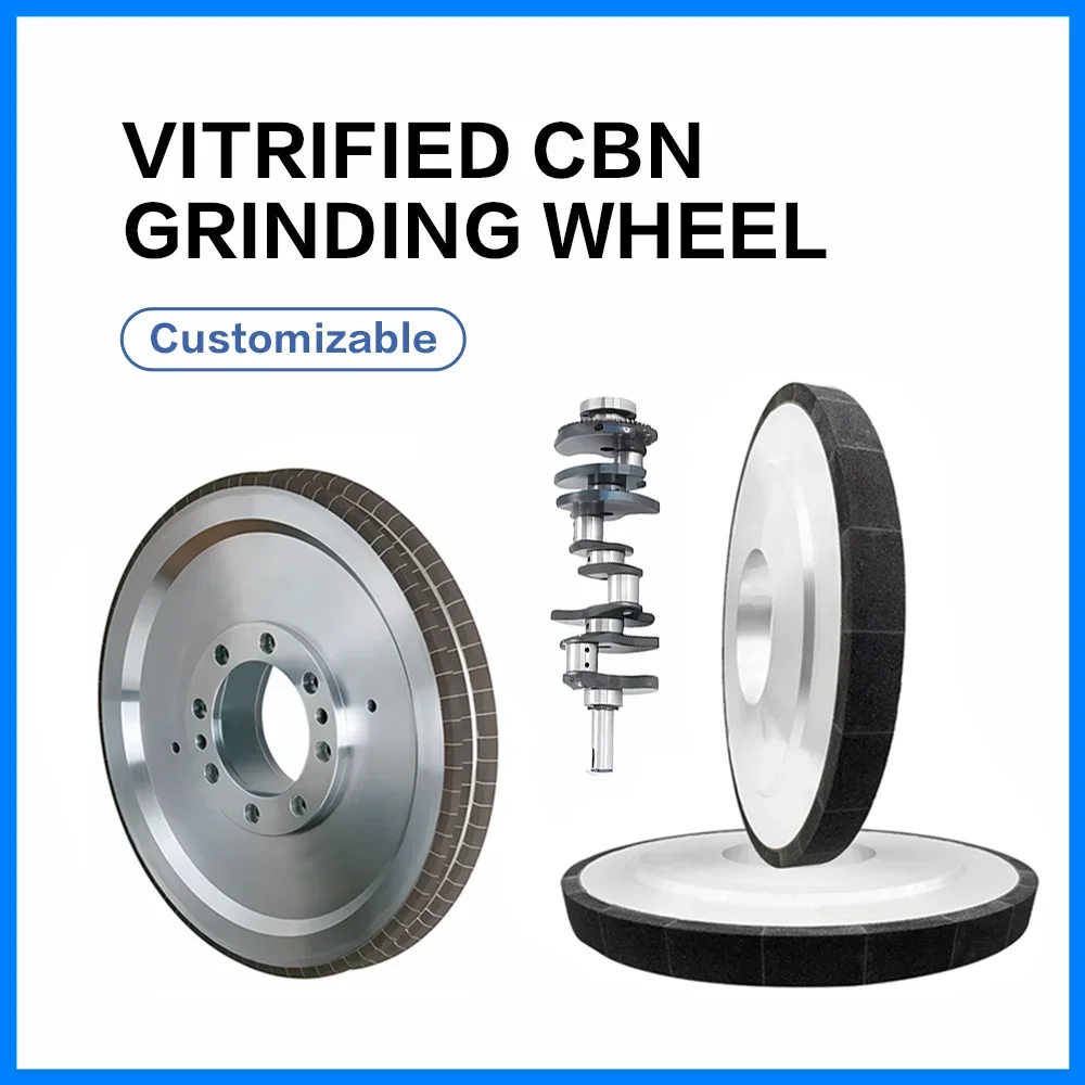 

ruizuan 1A1 crankshaft grinding wheel Auto-engine Crankshaft or camshaft vitrified bond CBN Grinding Wheel