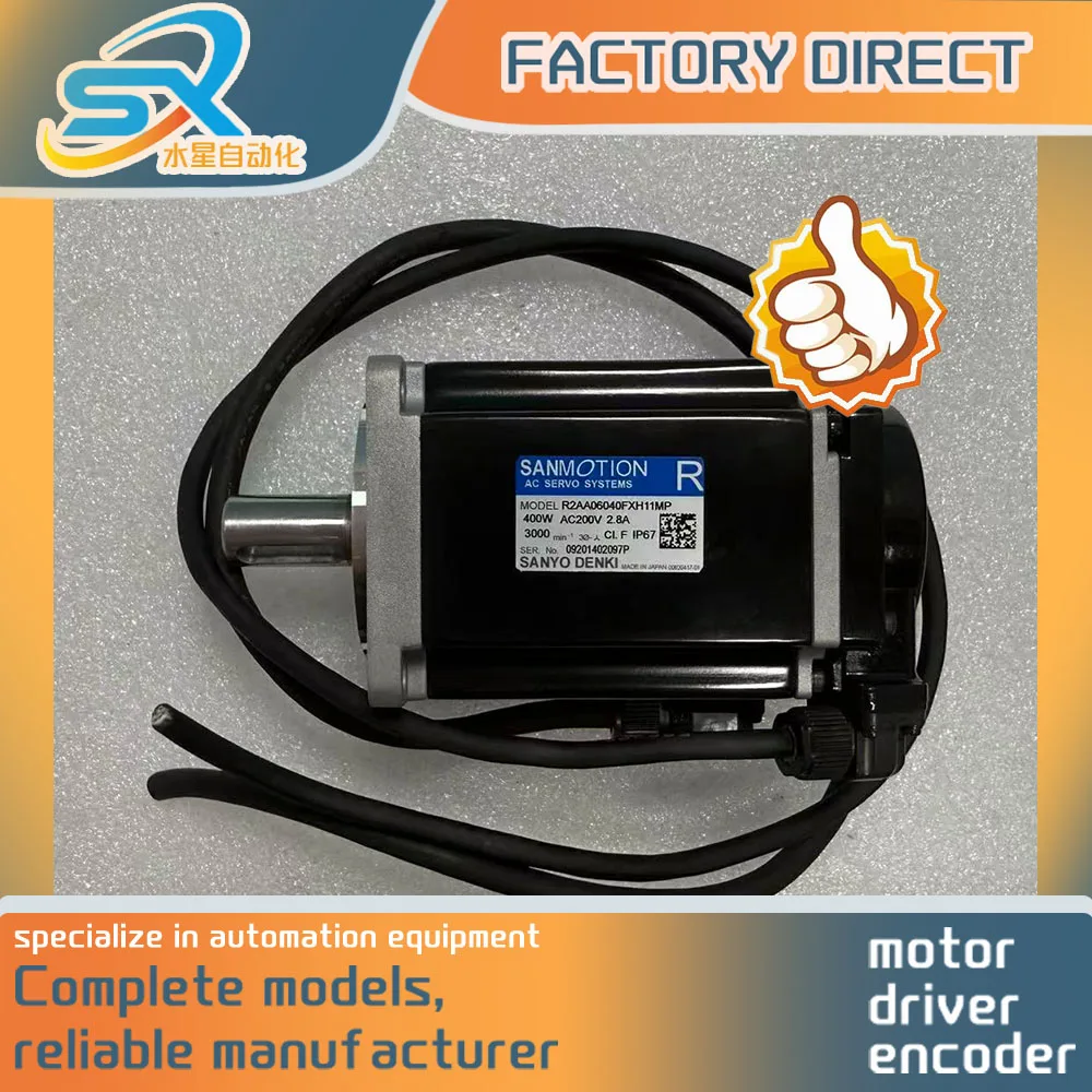 SANYO DENKI Servo Motor R2AA06040FXH11MP 400w for Industry machine with warranty Please inquire about the price