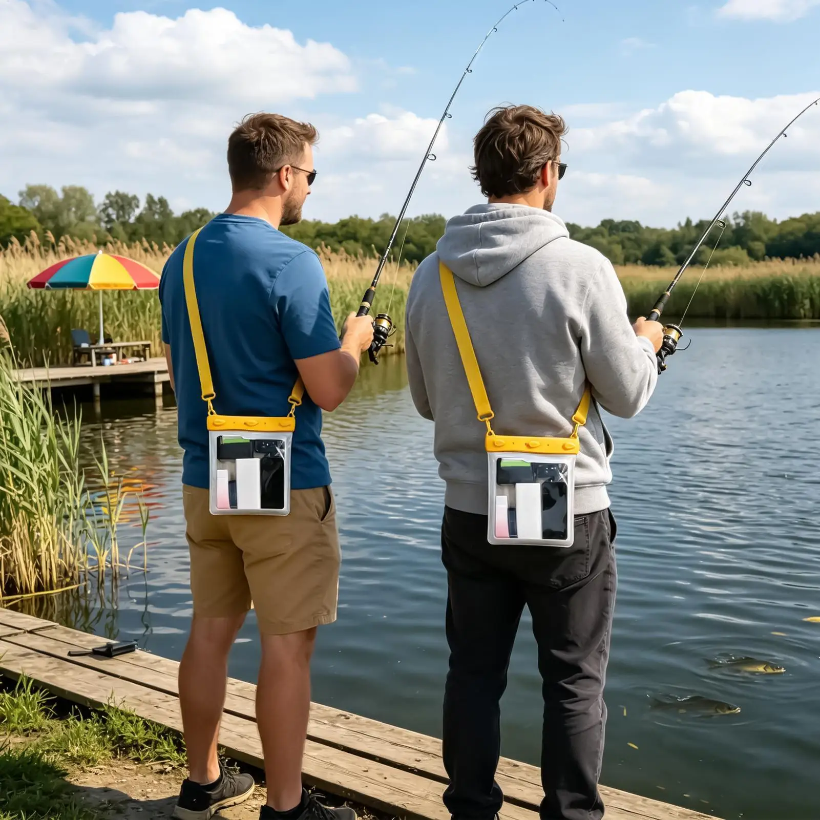 Waterproof Phone Case Touchscreen Large Shoulder Bag Underwater Phone Bag For Cruise Travel Pool Rafting Diving Snorkeling Ship