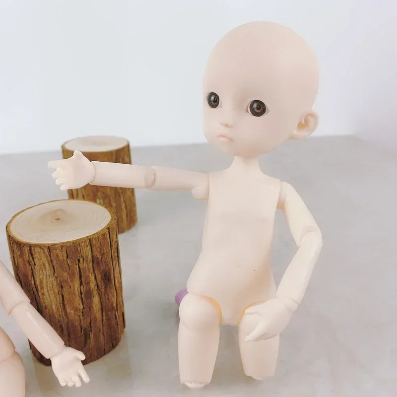 26cm BJD Doll Naked Body and Head DIY Toys Bjd Doll DIY Practice Makeup Without Makeup Head for Girls Toy