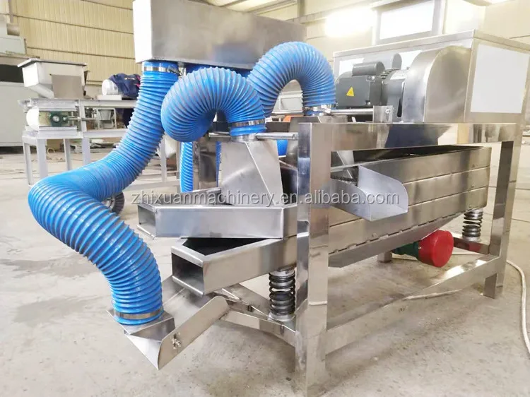 Cocoa Butter Process Line Cacao Beans Shelling Hulling Peeling Machine Cashew Processing Equipment