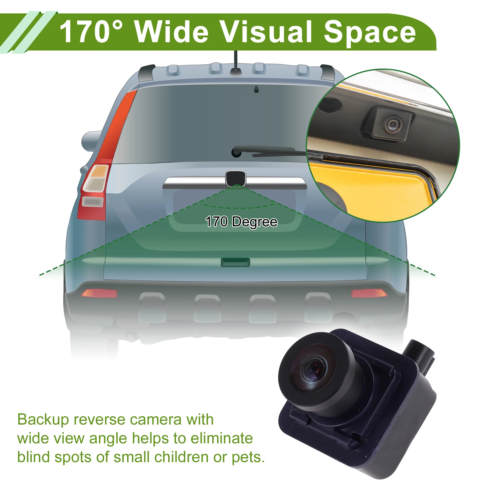 UXCELL Car Camera Rear View Backup Reverse No.NK4T19G490AA for Ford Transit T350