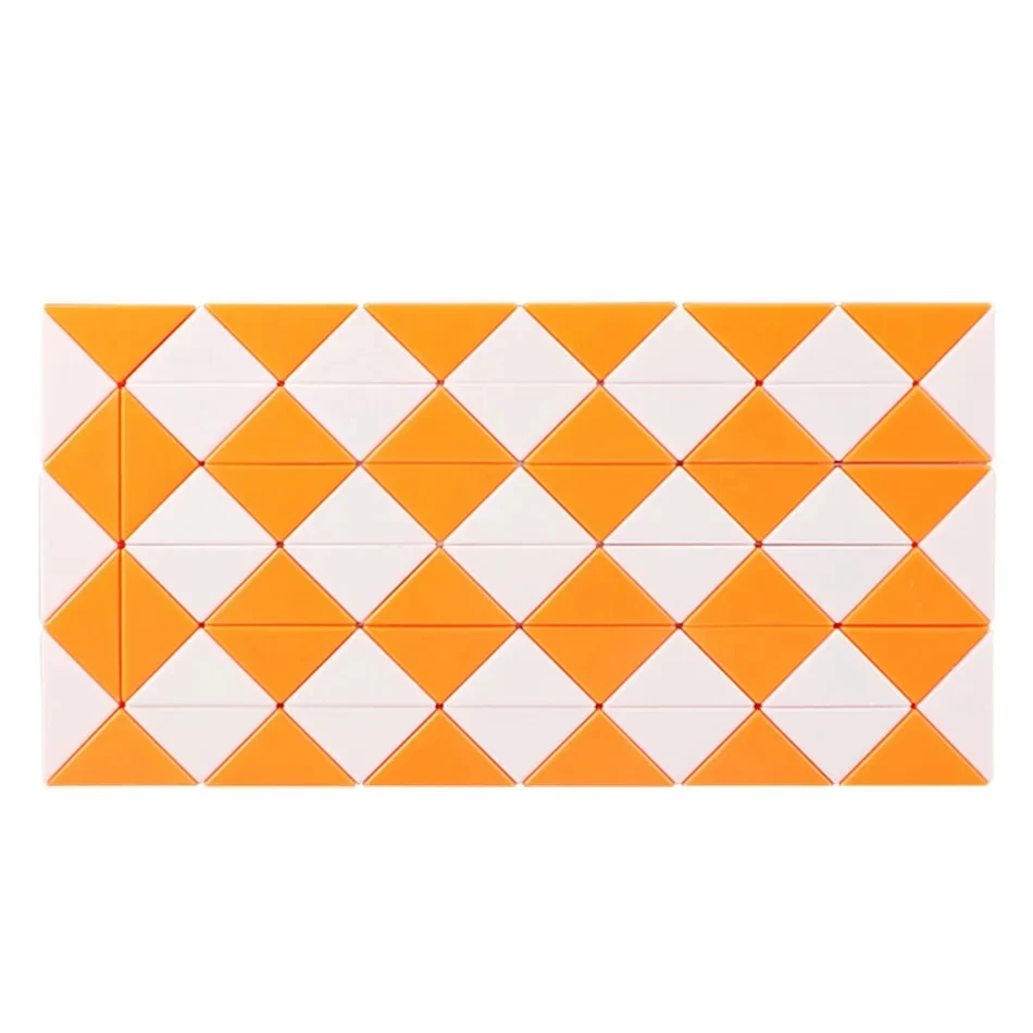 QIYI 72 segmenti Magic Rule Snake Cube varietà fai da te elastico cambiato popolare Twist Transformable Kid Puzzle Toy per bambini