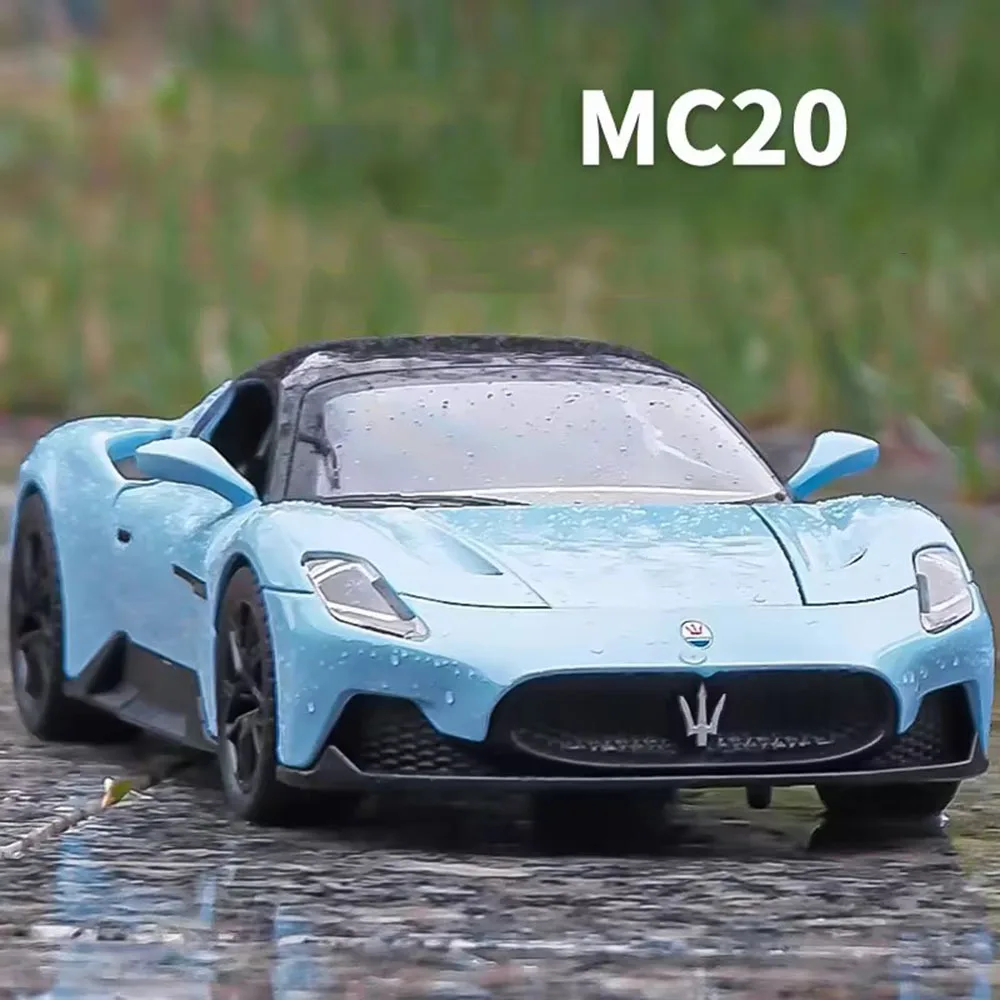 1:22 MC20 Honda NA1 Alloy Diecast Sport Cars Toy Models Light Sound Wheel Pull Back Miniature Vehicles Children Collection Gifts