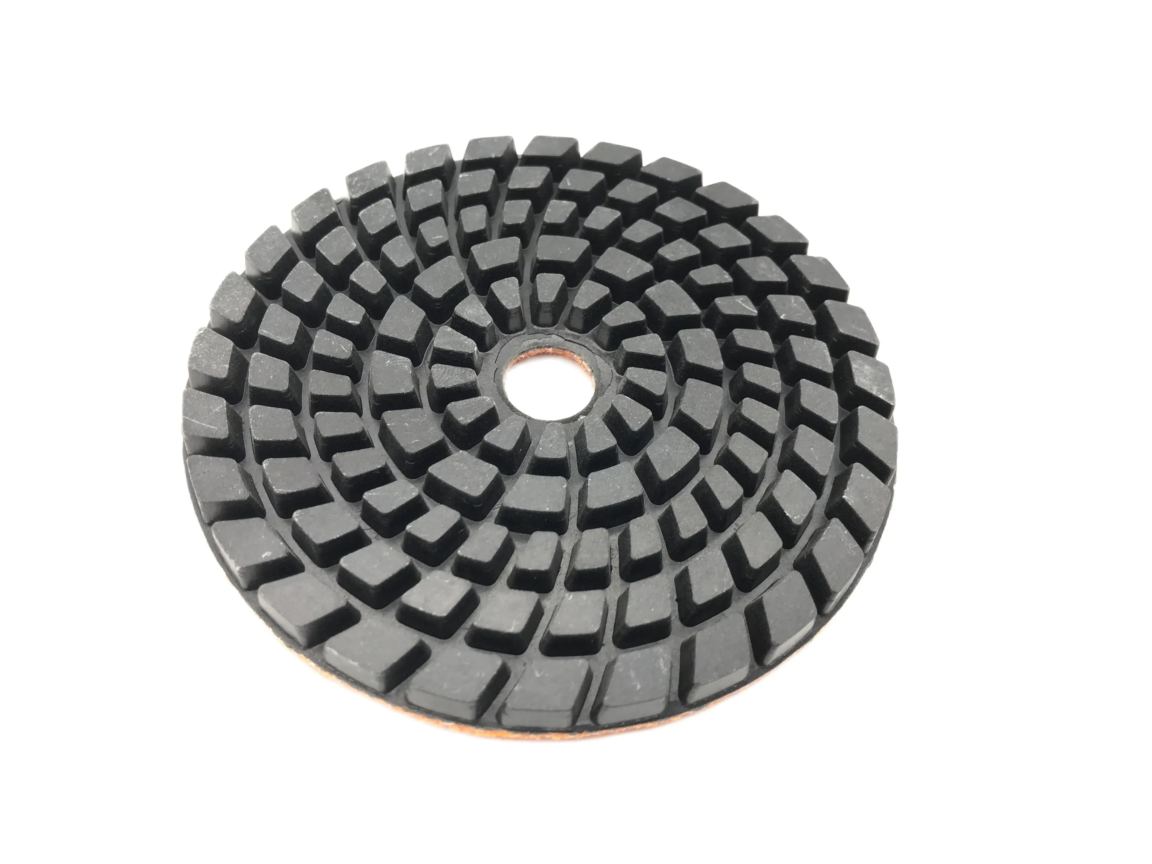 4" 인치 100mm 3 PCS 세트 콘크리트 테라조 워터스톤 두께 6mm용 스텝 다이아몬드 연마 패드