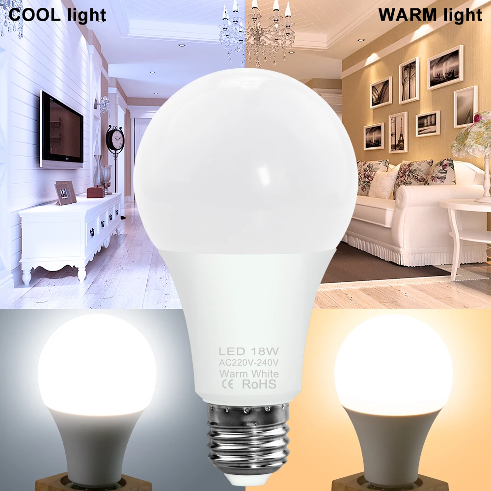 LED Bulb 220V E27 Corn Lamp Warm White Light LED Chandeliers Bulb 240V Spotlight LED Lampara 3W 6W 9W 12W 15W 18W 20W For Home image 2
