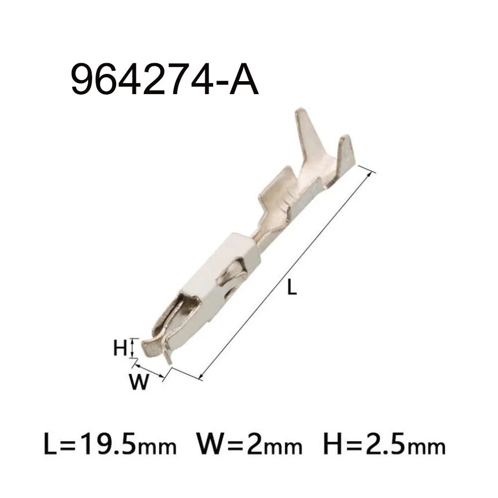 Conector de Terminal de latón, arnés impermeable, enchufe de cable, 1-1000-2, 1437709 piezas