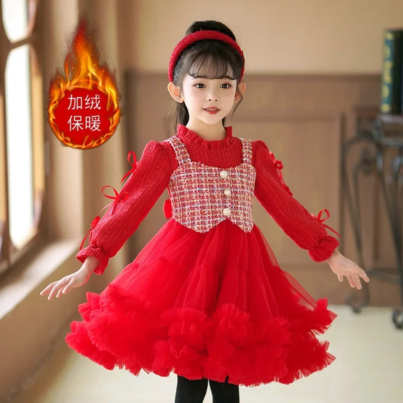 Holiday Dresses for Elegant Girls Princess Dress Girl Children's Party Dress Kid's Festa Junina Dresses Baby 8 Years Prom Luxury