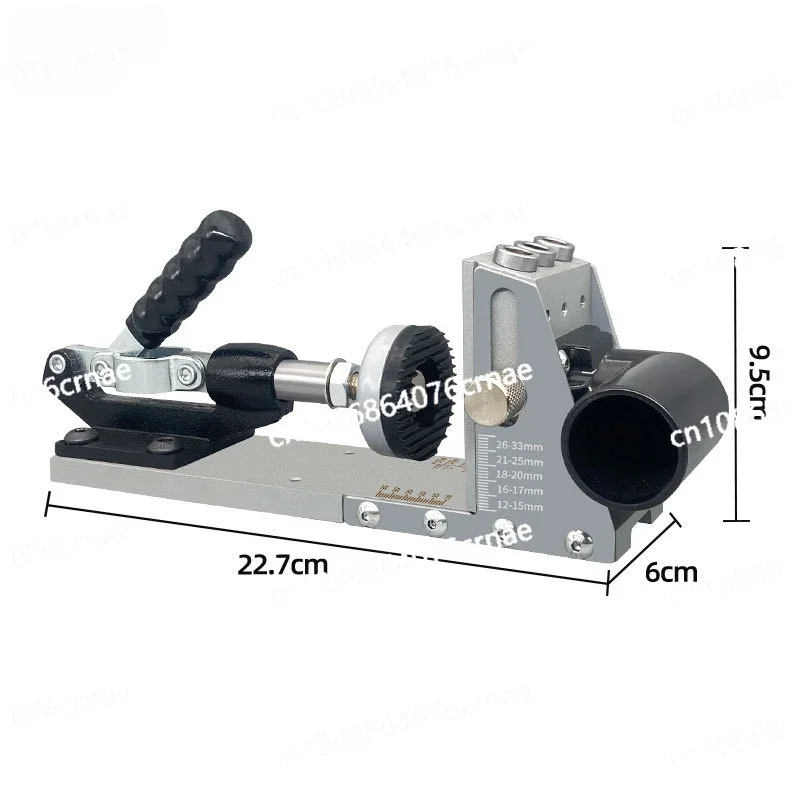 Portable Dust Collection Pocket Hole Jig Precise Burr-Free Drilling for Cabinet and Woodworking