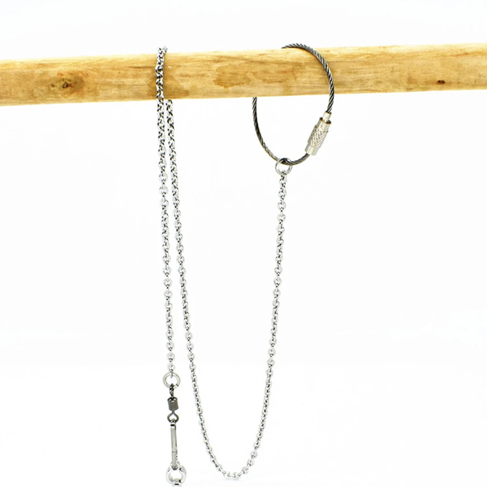 

Stainless Steel Leg Rings Bird Foot Harness for Cockatiel Leash Quaker Parrots Chain