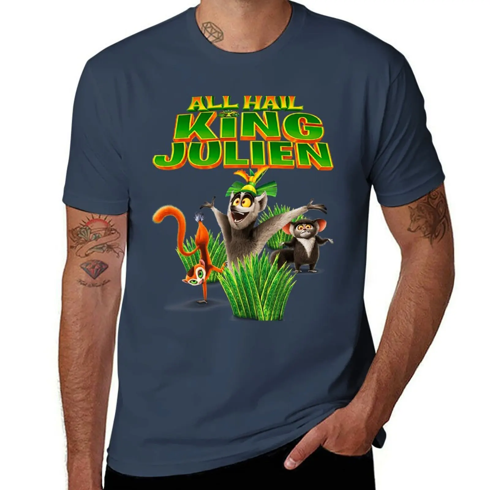

All Hail King Julien characters all hail king julien clover season 6 crimson Birthay boy girl and kids T-Shirt