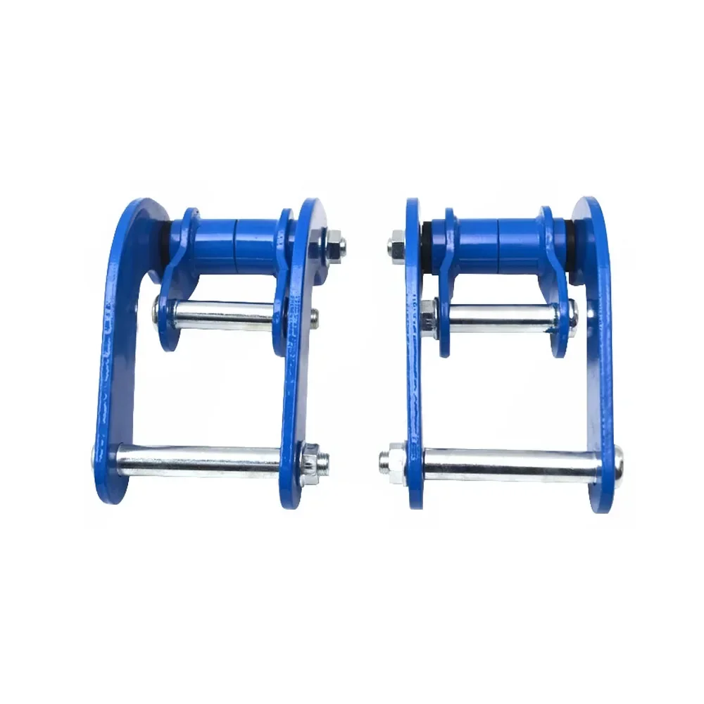 2pcs Rear Comfort Double Shackles Lift Kits 4x4 Suspension Spring Fit For Toyota Hilux Vigo KUN26 GGN26 2005-2014 view 3