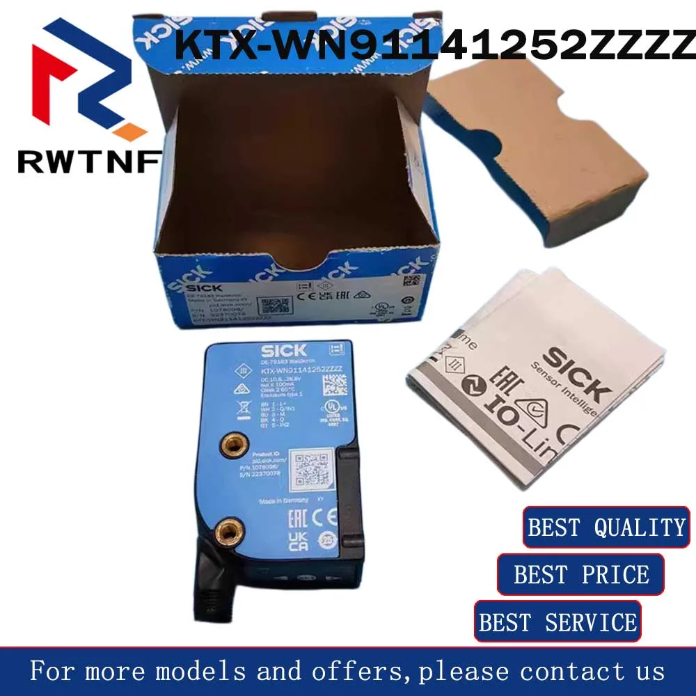 

Абсолютно новый оригинальный датчик цвета SICK KTX-WN91141252ZZZZ 1078098, 100% оригинальный, в наличии на складе