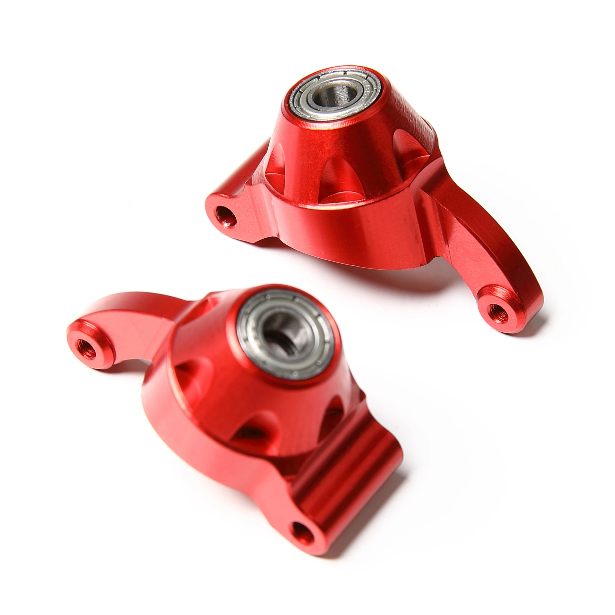 CNC Aluminium Front Rear Knuckle Arms Hub Carrier Set for 1/10 RC Car Tamiya TT-02B 4