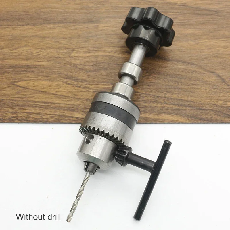 Manual Puncher 0.5-6.5mm/1.5-10mm Hand Twist Drill Manual Machine with Big Grasping Bility Chuck for DIY Drilling Hand Tool