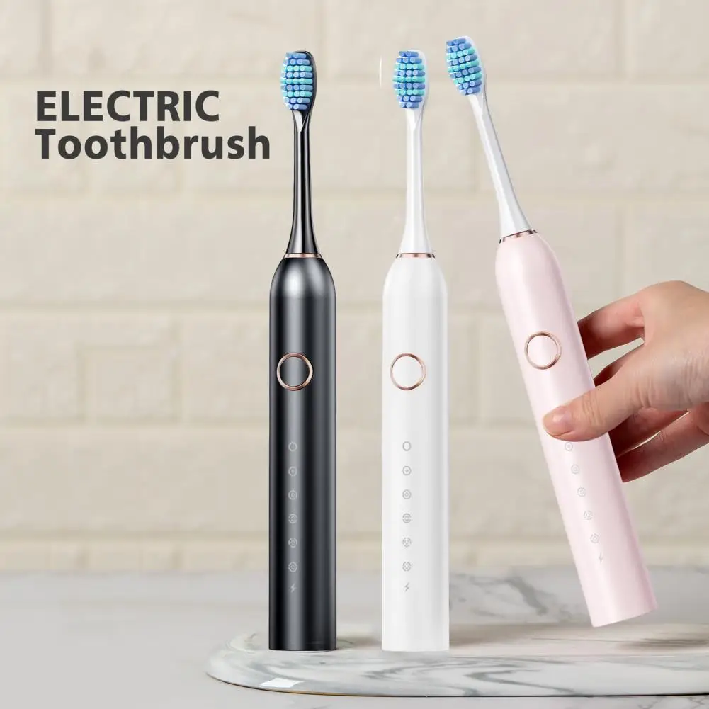 Rechargeable Toothbrush Advanced Electric Toothbrush with Multiple Brush Heads Timers Waterproof Design Ideal for Men Women