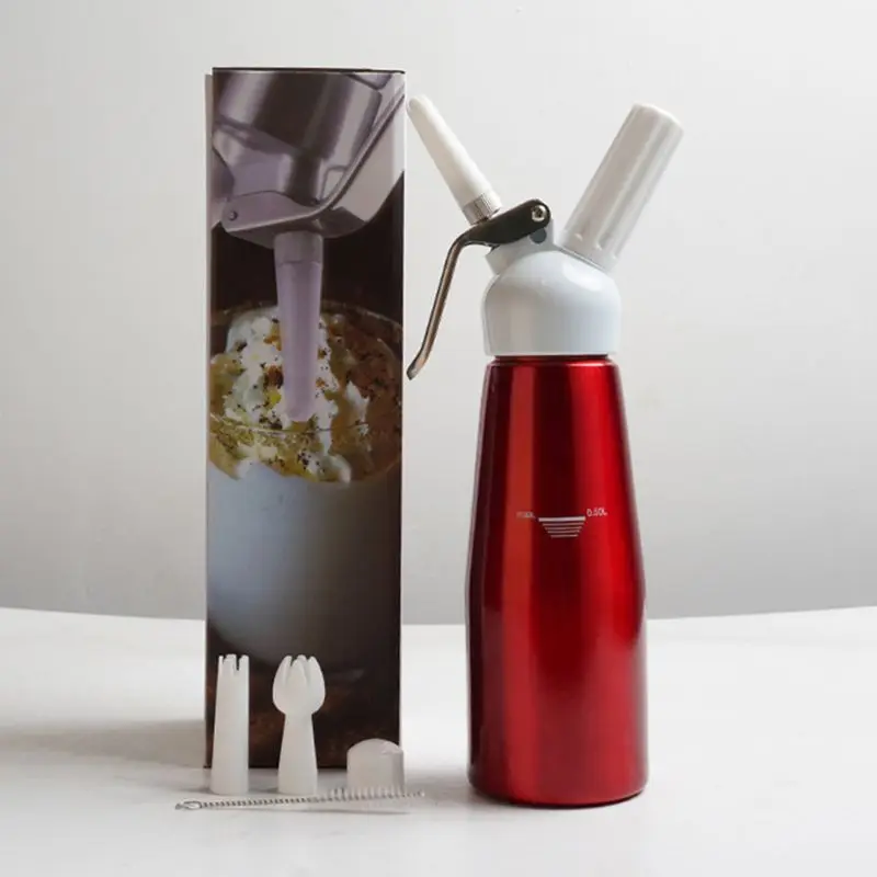 Cream Dispensers Cream Canister Cream Whippers Durable Leak-Free Aluminum Alloy Material for DIY Cappuccino Latte Coffee