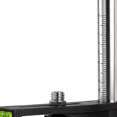 For Level Tool Wall Mount Bracket with 360 Degree Rotation Capability and Integrated Bubble For Level Accuracy