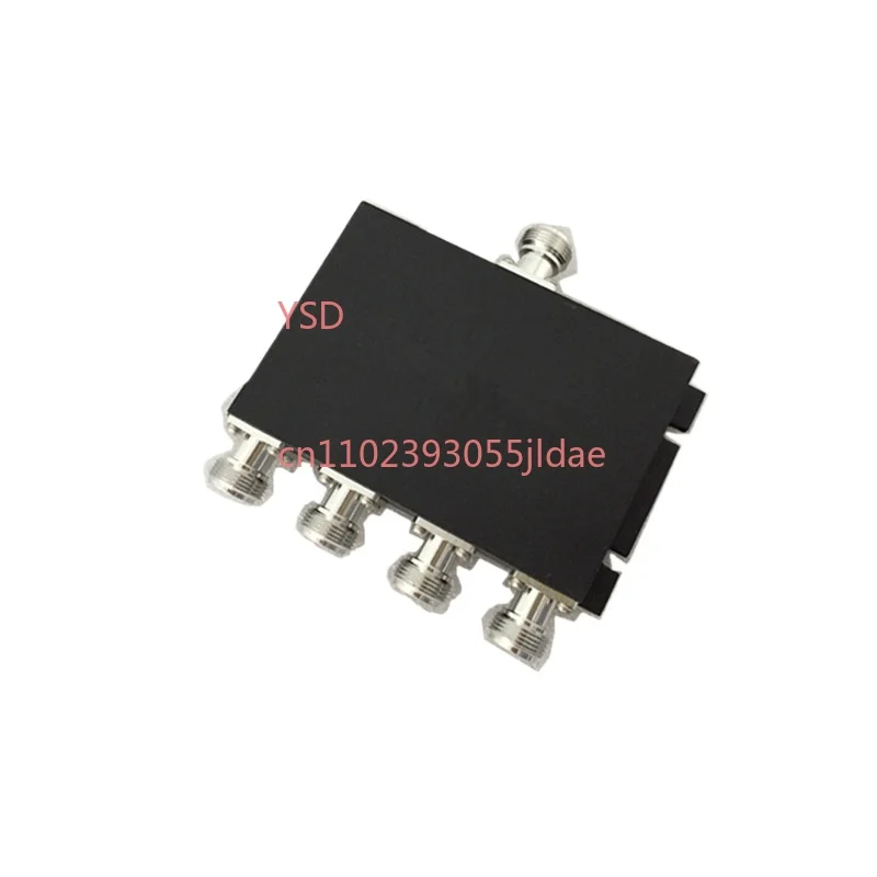 

Microstrip Quad Power Divider 698-2700MHz N-Female RF Isolator 50W, High Power Communication Equipment