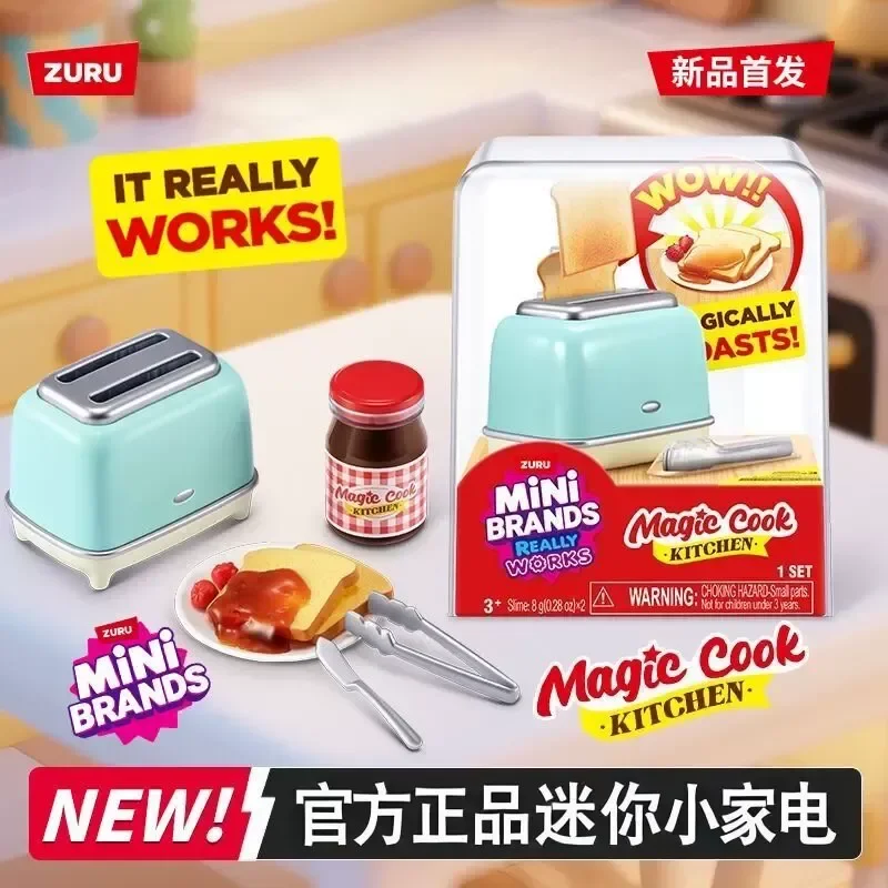 

Игровой набор ZURU Mini Brand Magic Cooking Kitchen: реалистичные мини-приборы для приготовления еды, игровой набор для ролевых игр для малышей от 3 лет