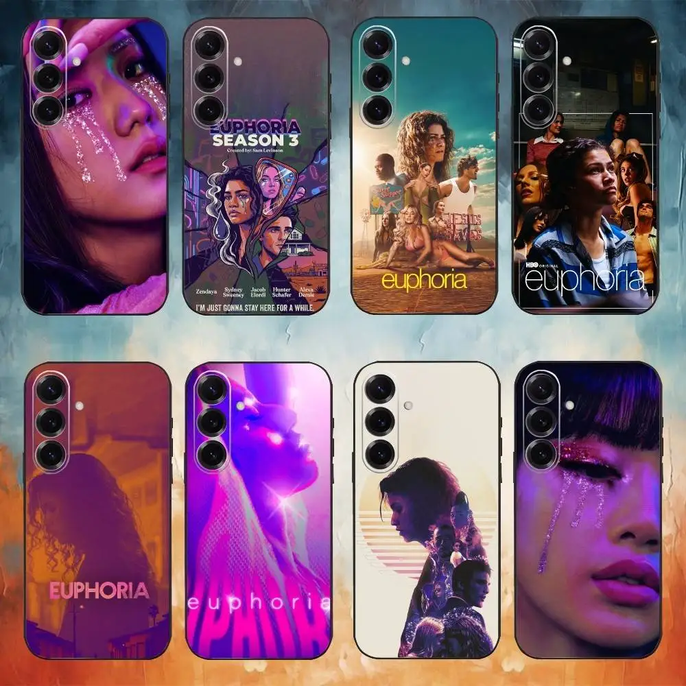Coque de téléphone Hot TV E-Euphoria pour Samsung Galaxy A20,21s,22,31,32,52,53,72,73,80,91, coque noire souple