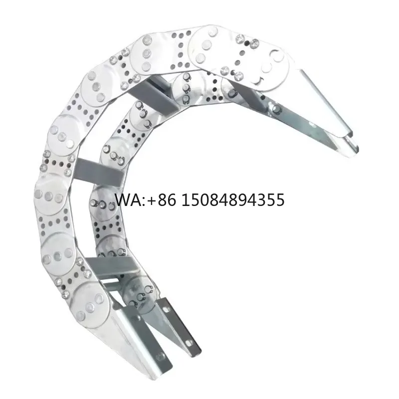 Steel Drag Chain Industrial Machinery Cable Channel Cable Track Heavy Duty Hose Carrier