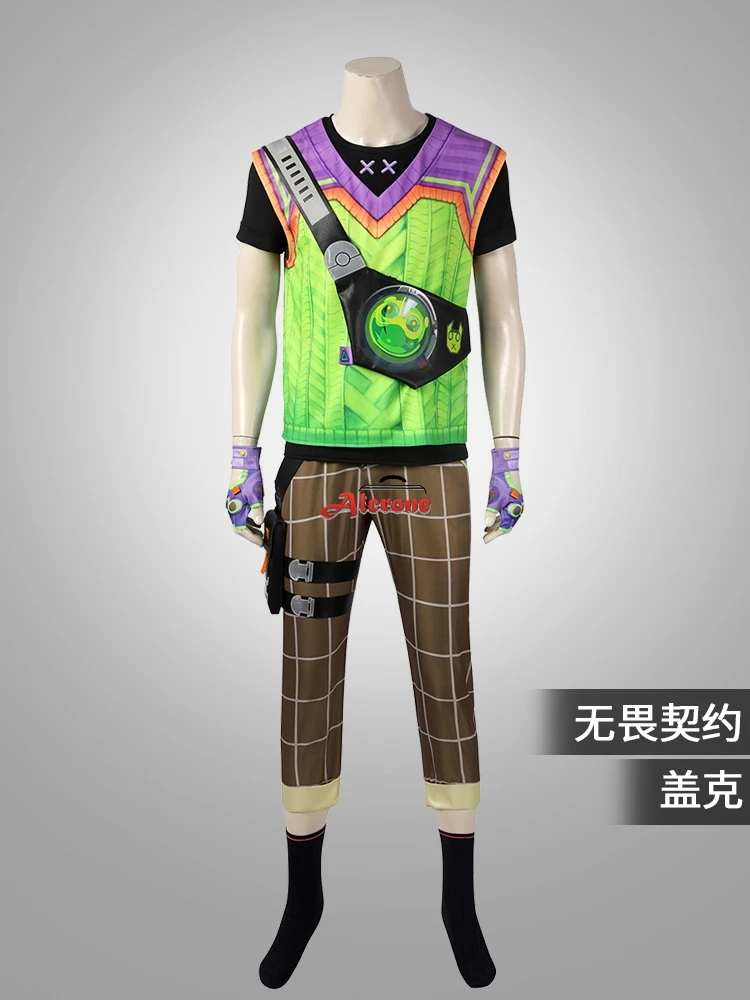 VALORANT GEKKO AGENT game Cosplay Costume Shirt Pants Unisex Halloween Carnival Gekko Clothing