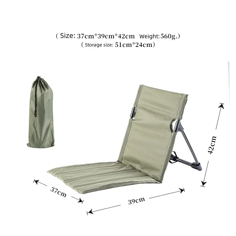 Folding Camping Chair Outdoor Backrest Lazy Portable Camping Folding Beach Chair Nature Hiking Folding Chair