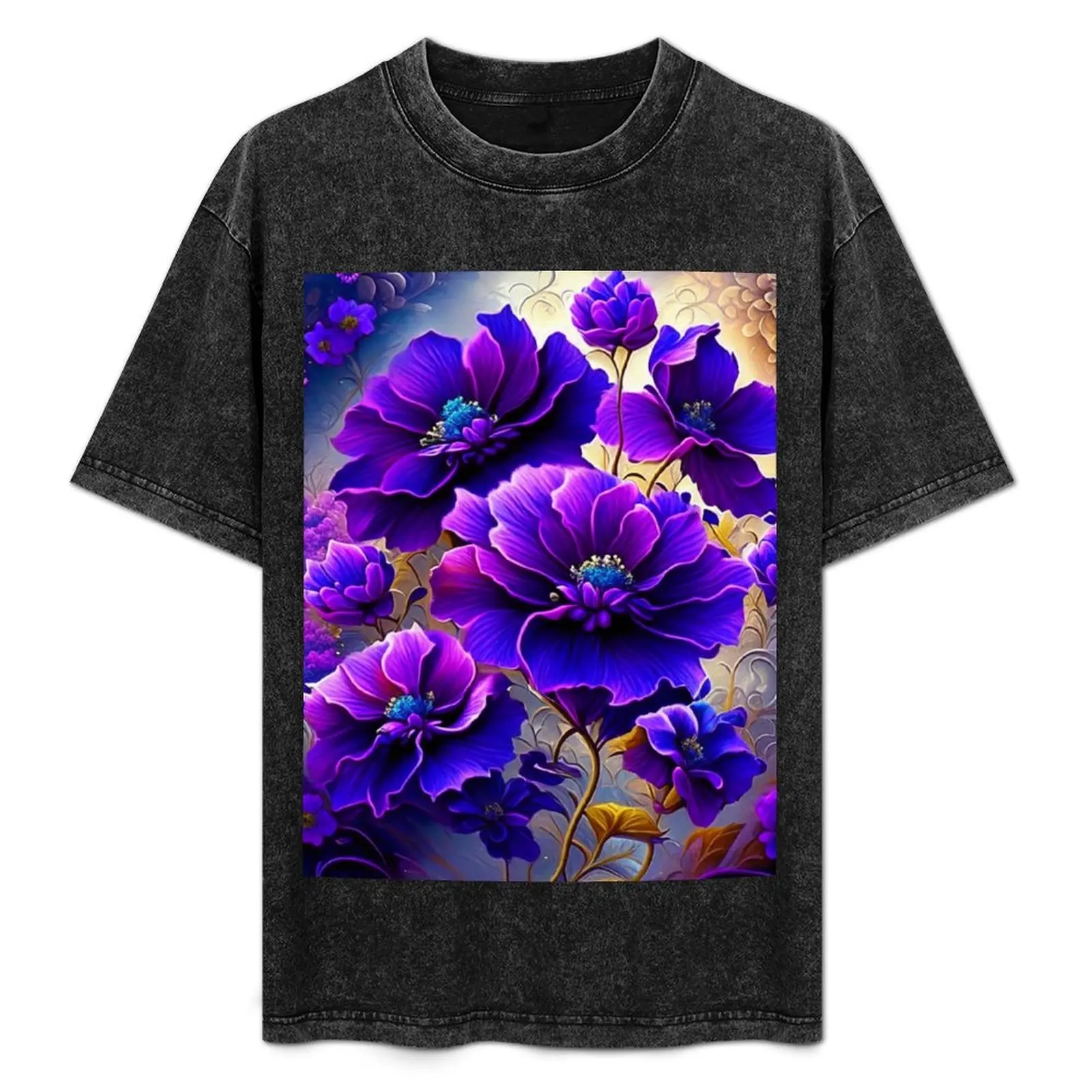 

fresh flowers T-Shirt Regular Fit Plain Tee Shirt