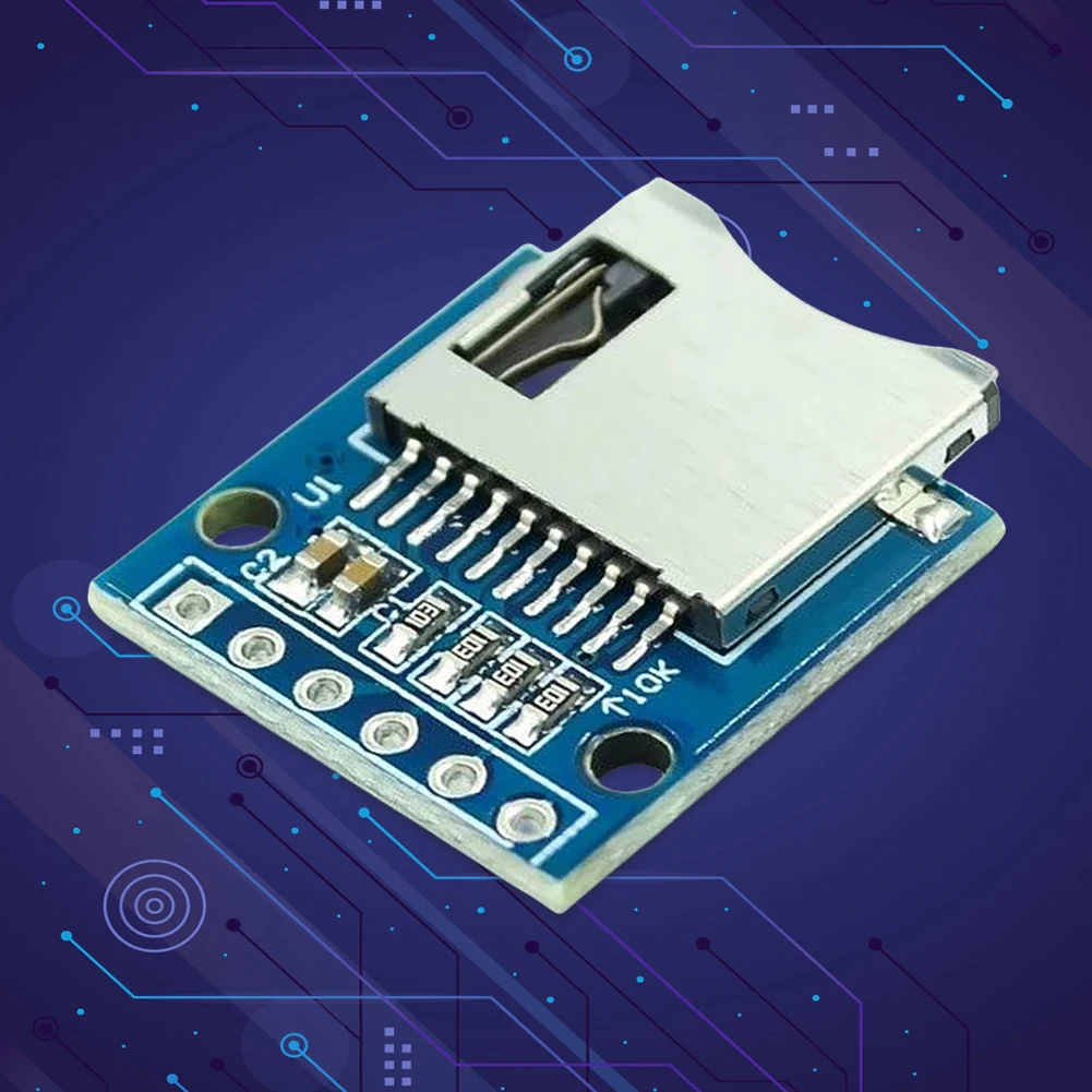 Micro SD Expansion Module for Arduino 5V 3.3V Memory Shield with SPI Interface for TF Card Storage Solutions