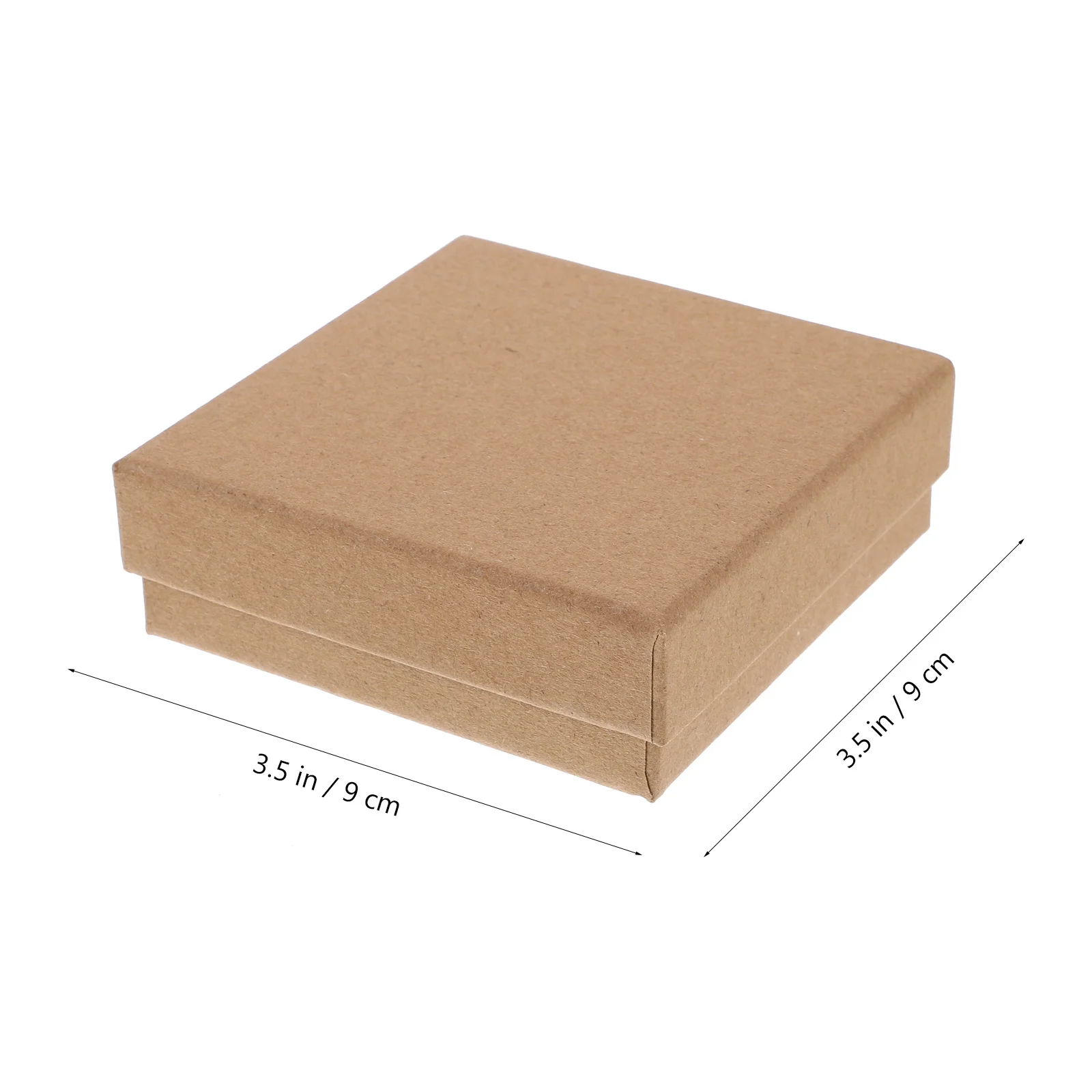 

10 шт., подарочная коробка для ювелирных изделий из крафт-бумаги для колец, ожерелья, сережек, упаковка для хранения, оптовые подарочные коробки для ожерелья, декоративное кольцо