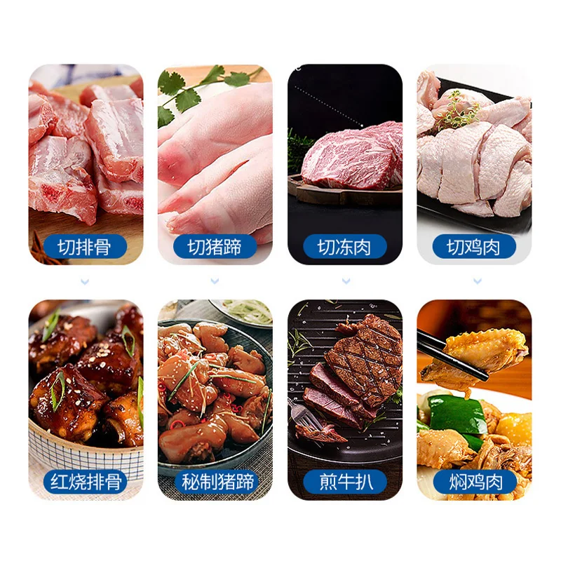 ماكينة نشر العظام 110 فولت/220 فولت 650 وات ماكينة قطع العظام التجارية ماكينة تقطيع اللحوم المجمدة