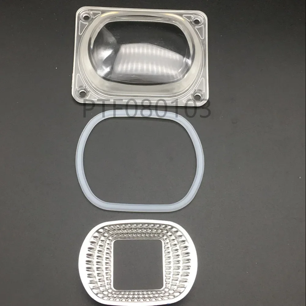 1PCS LED Lens Reflector For LED COB Lamps Include: PC lens+Reflector+Silicone Ring Lamp Cover shades FloodLight DIY